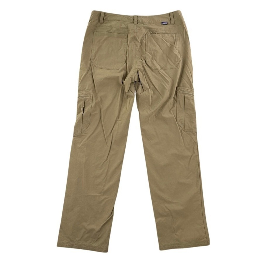Patagonia Pants Womens Size 10 Beige Tribune Cargo Nylon Gorpcore - Picture 2 of 14